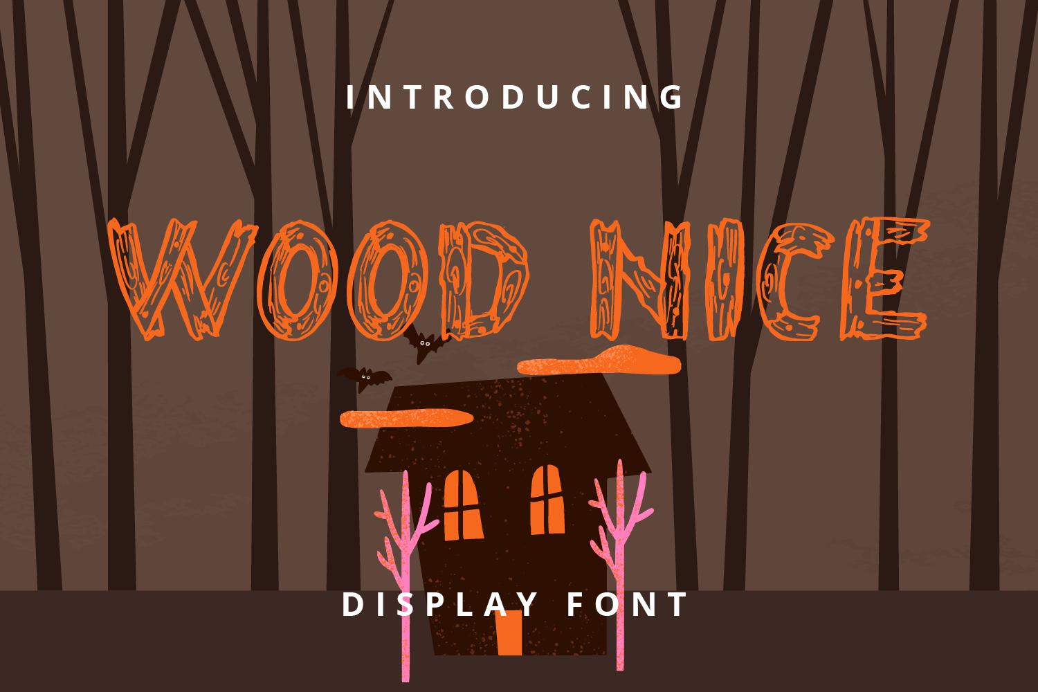 Wood Nice Font