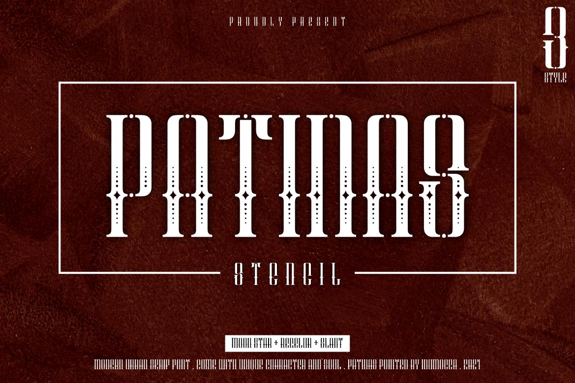 Patinas Font
