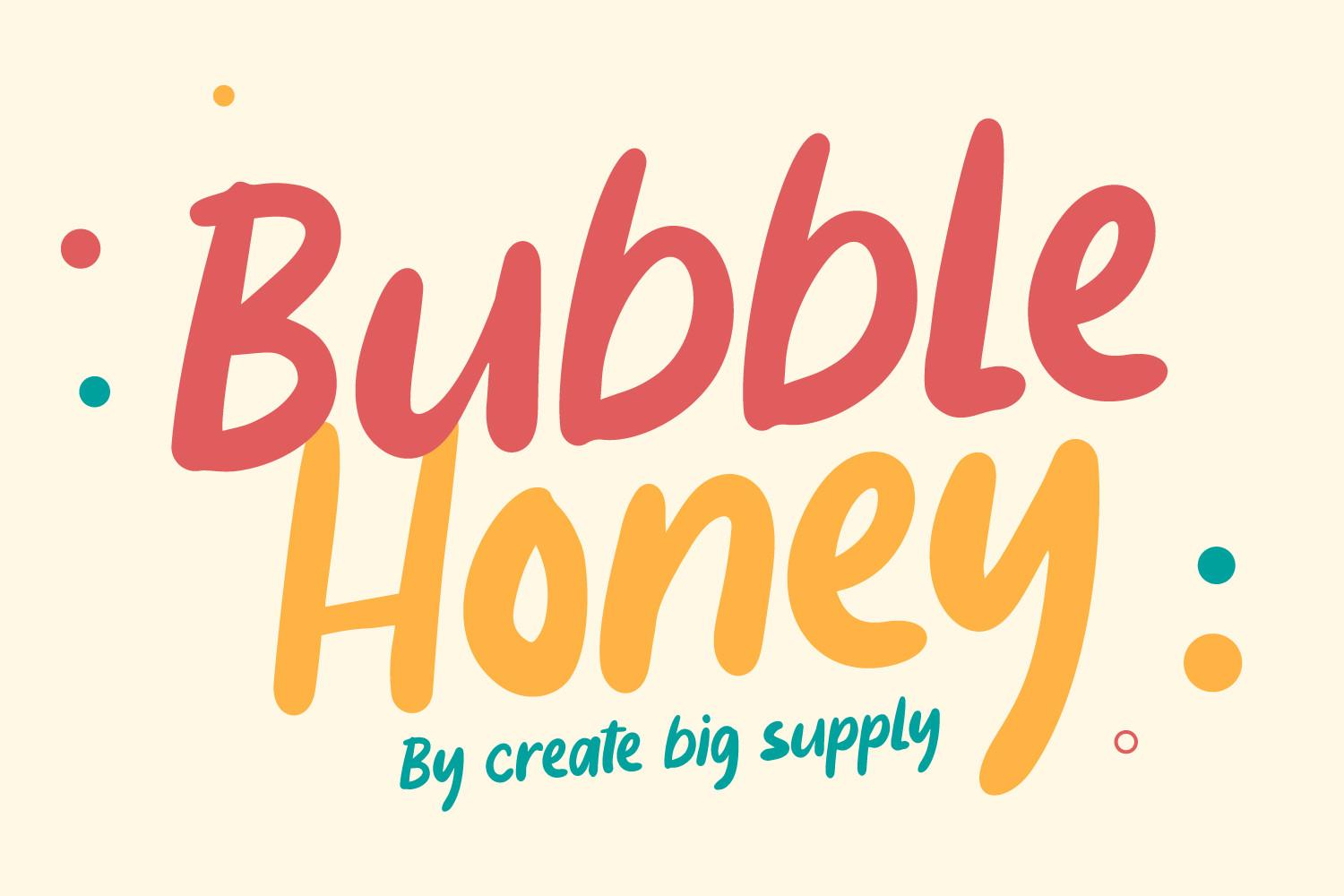 Bubble Honey Font