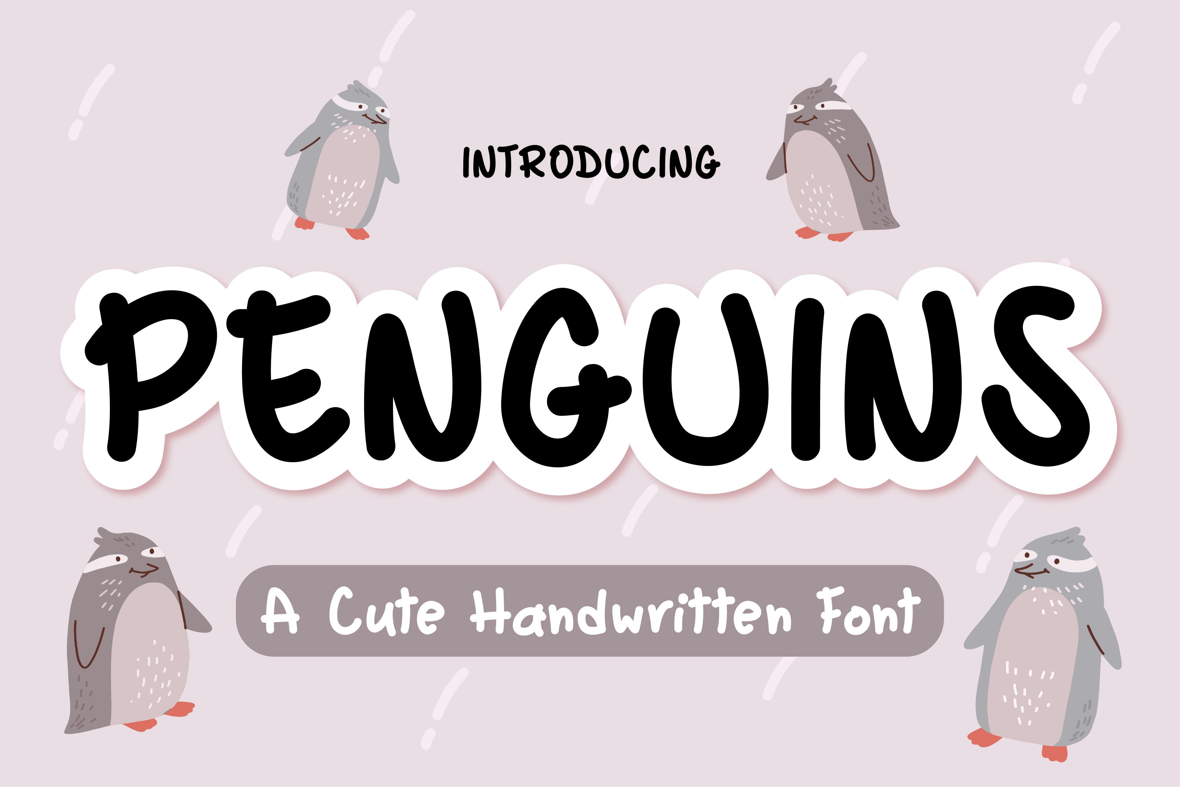 Penguins Font