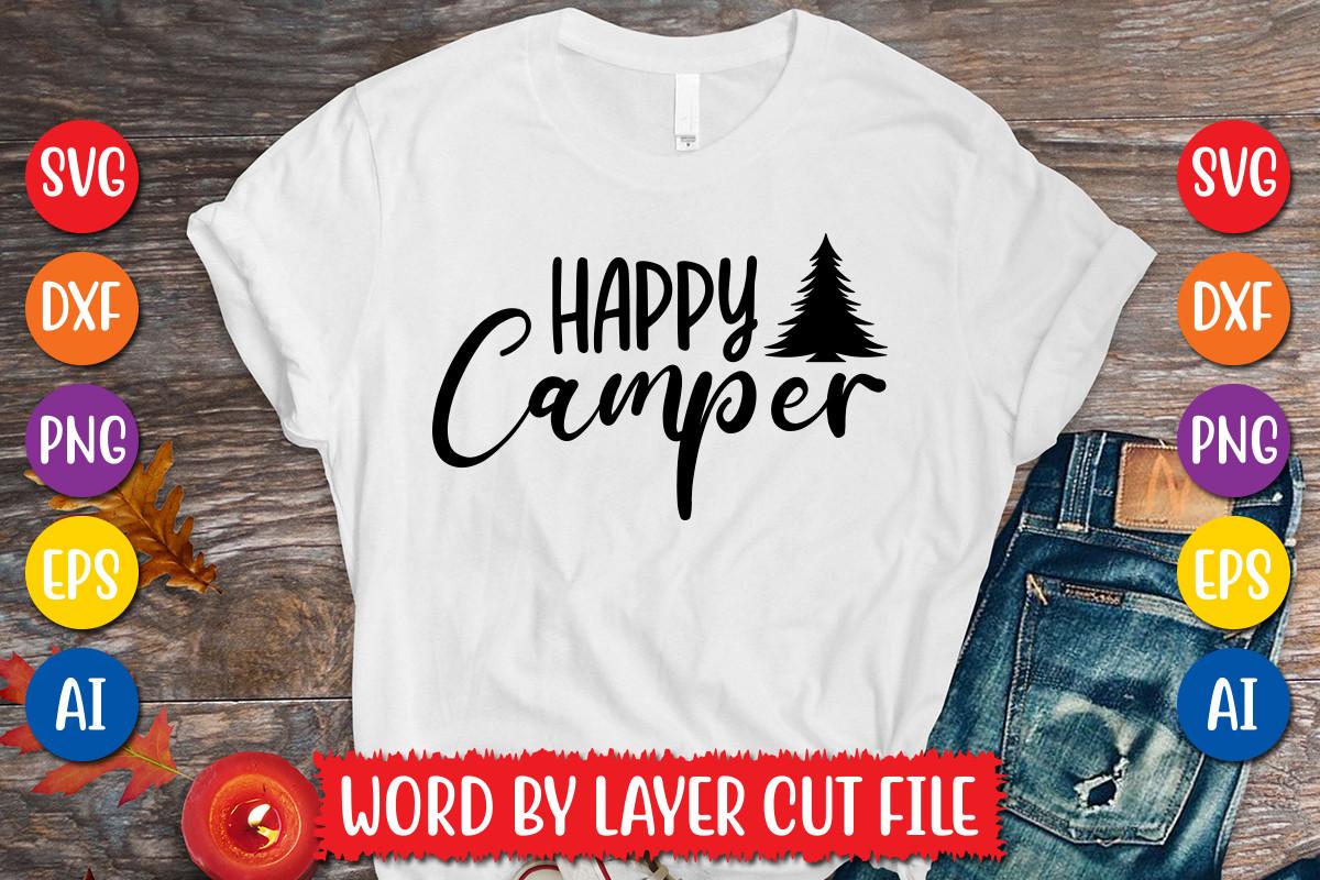 Happy Camper Svg Design