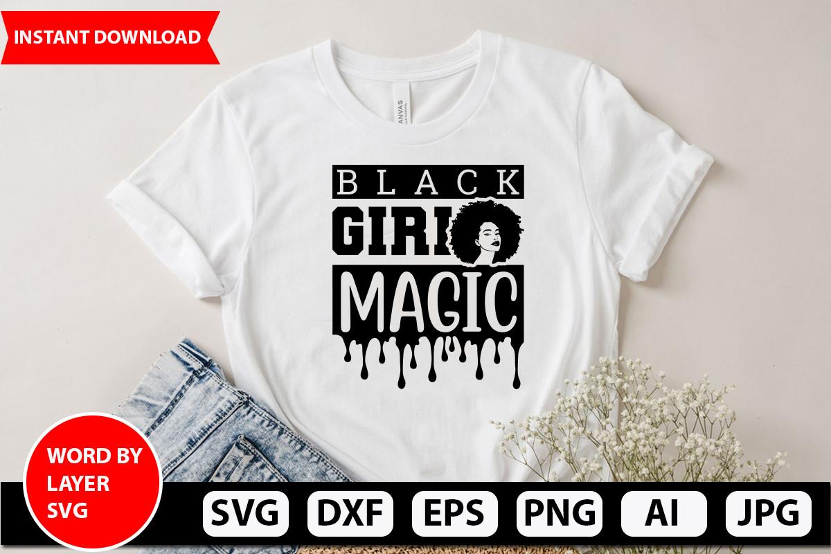 Black Girl Magic Svg Design