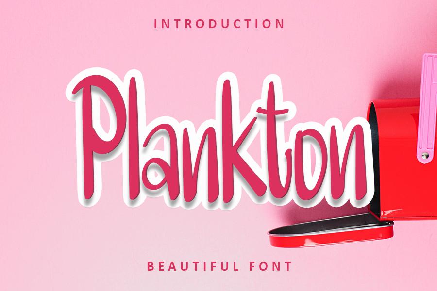 Plankton Font