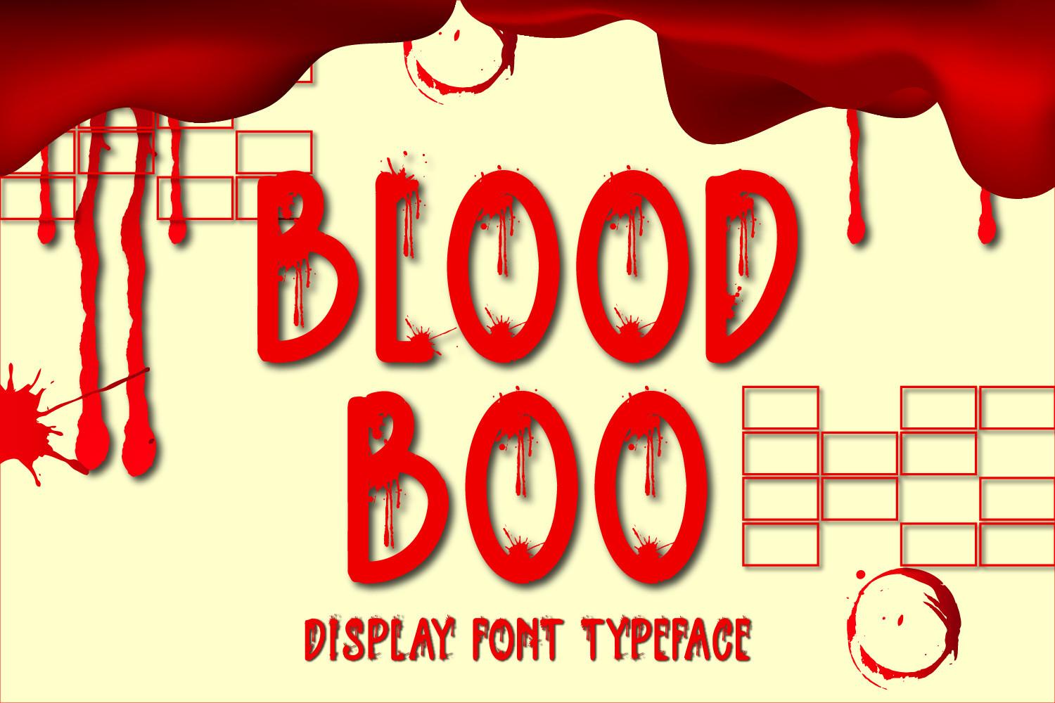 Blood Boo Font
