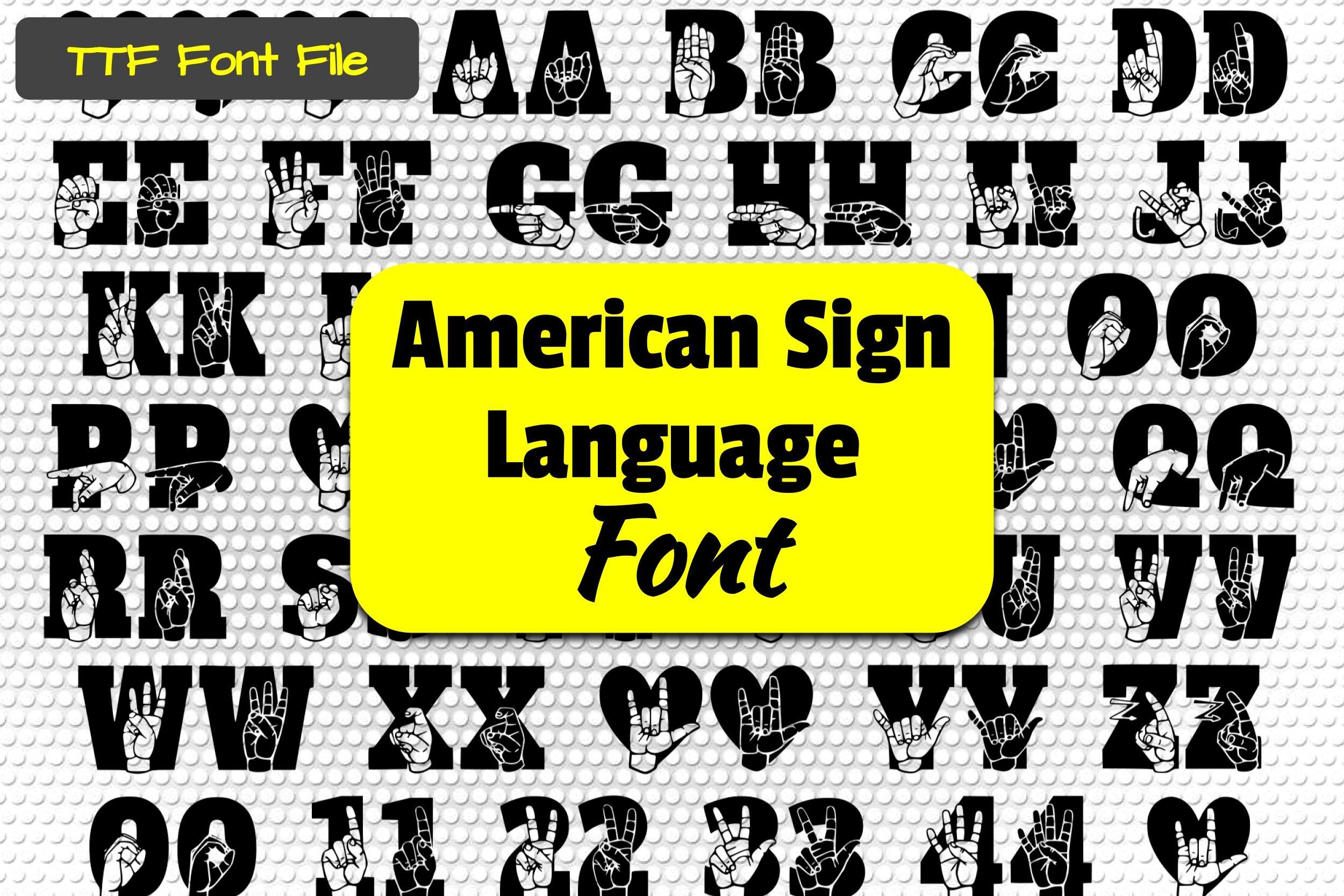 Able Lingo ASL 4 Font