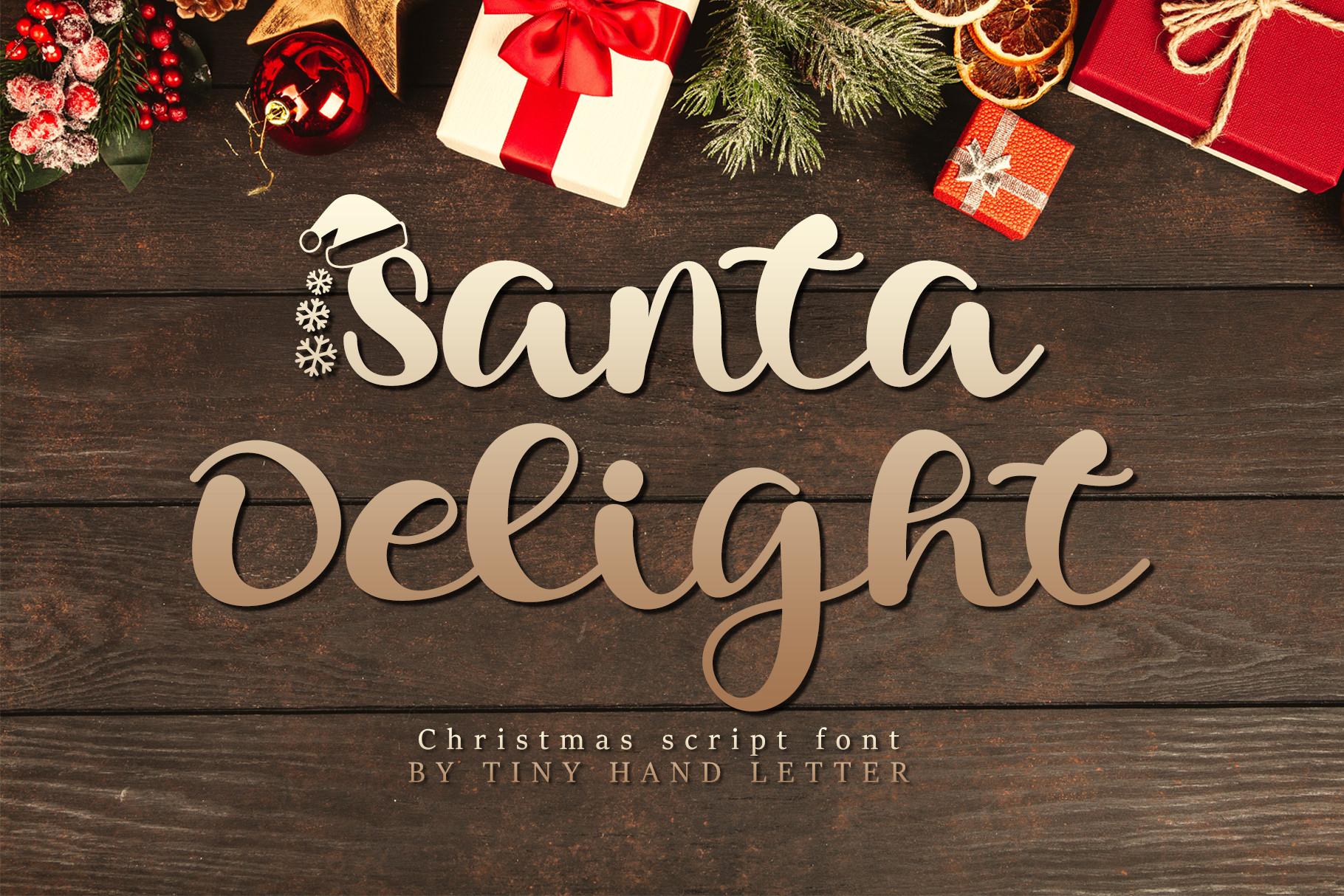 Santa Delight Font