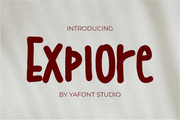 Explore Font