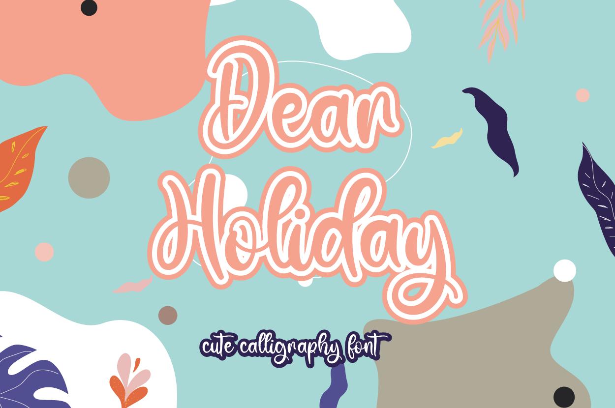 Dear Holiday Font
