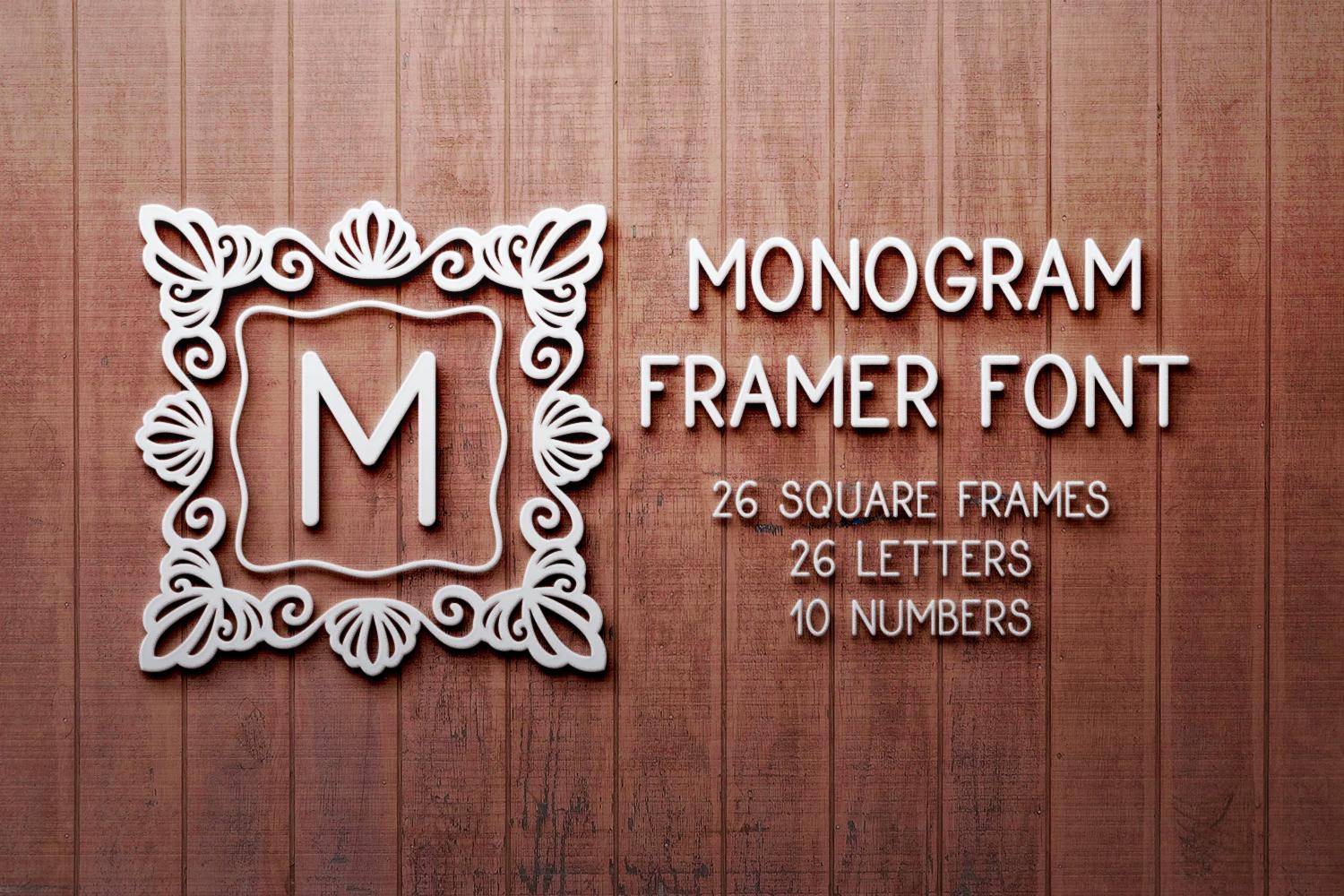 Monogram Framer Font