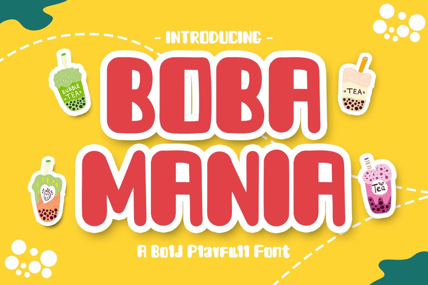 Boba Mania Font