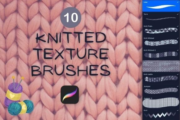 Procreate Knitted Texture Brushes