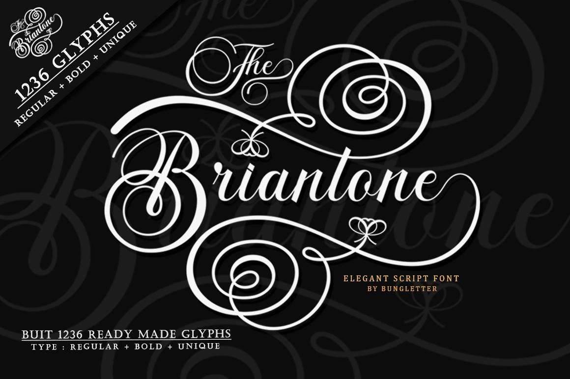 The Briantone Font