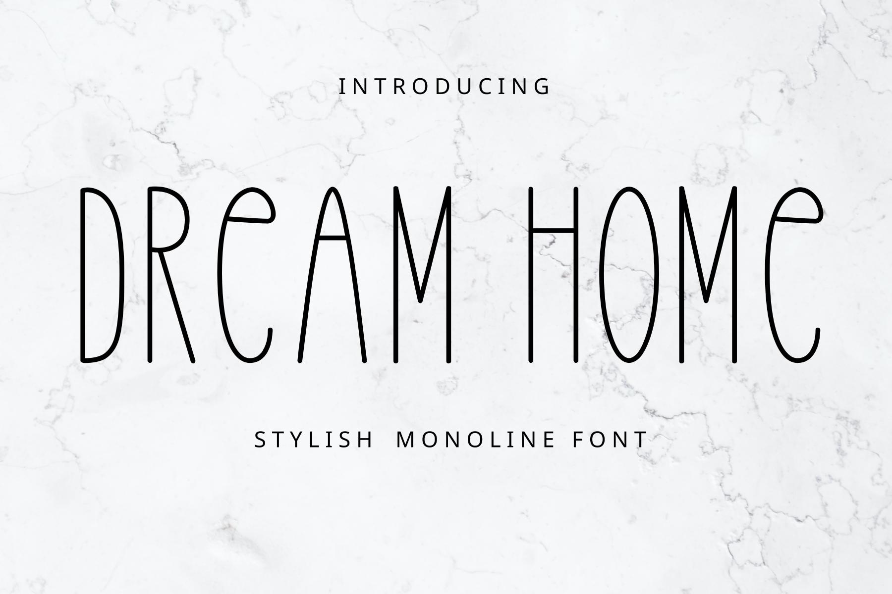 Dream Home Font