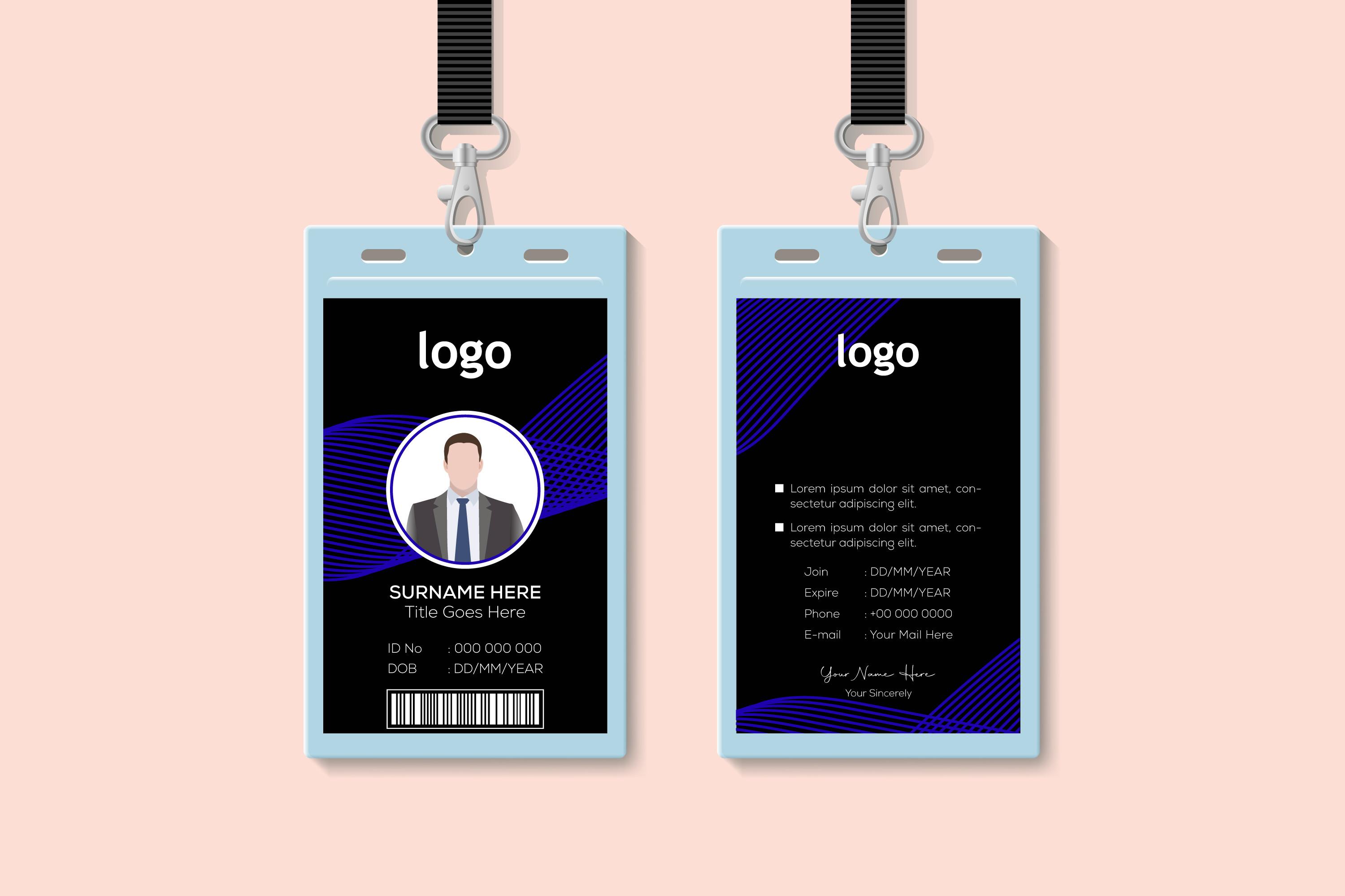 Awesome Abstract Identity Card Design