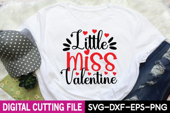 Little Miss Valentine Svg
