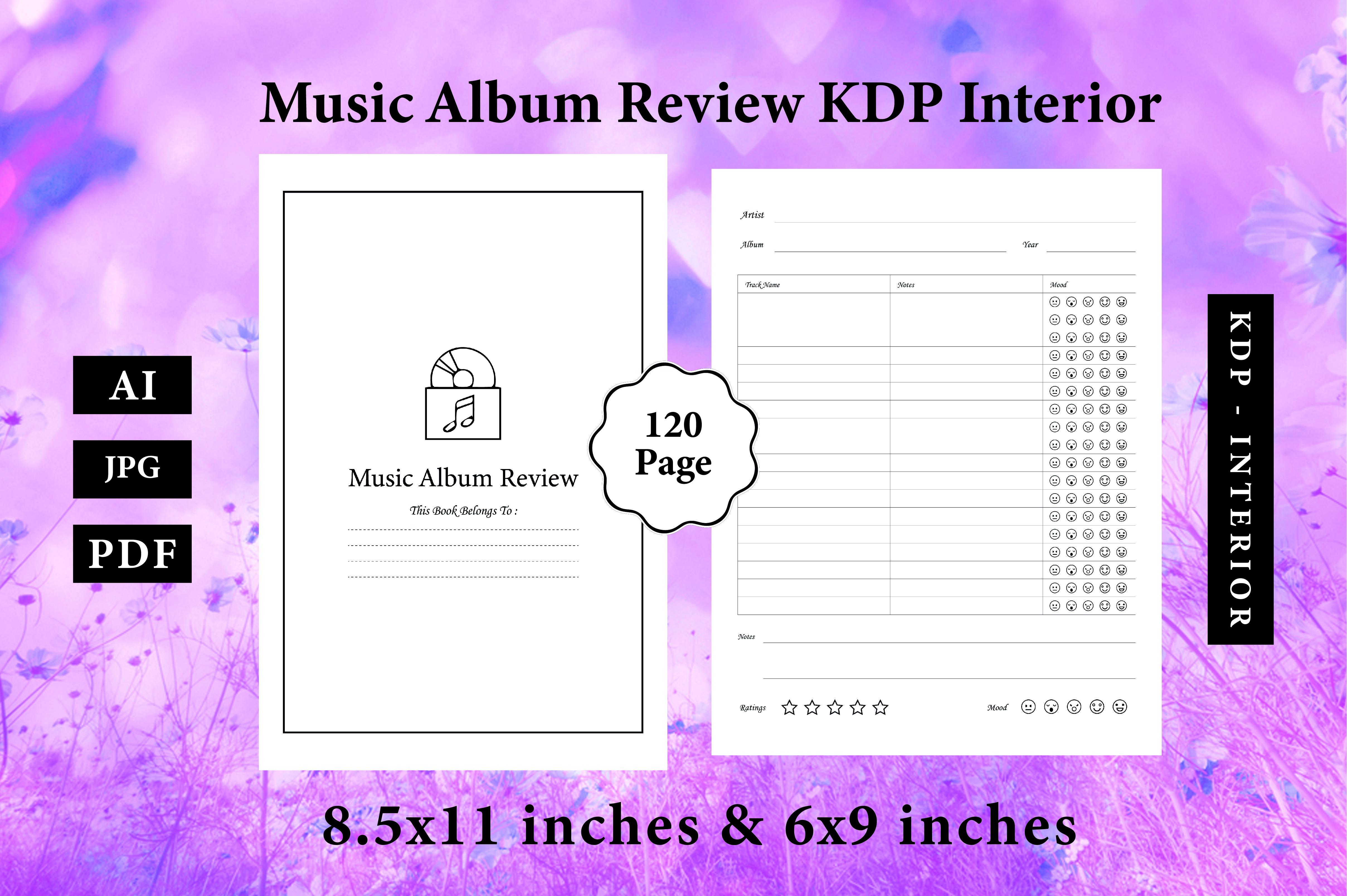 Music Album Review for KDP Interior