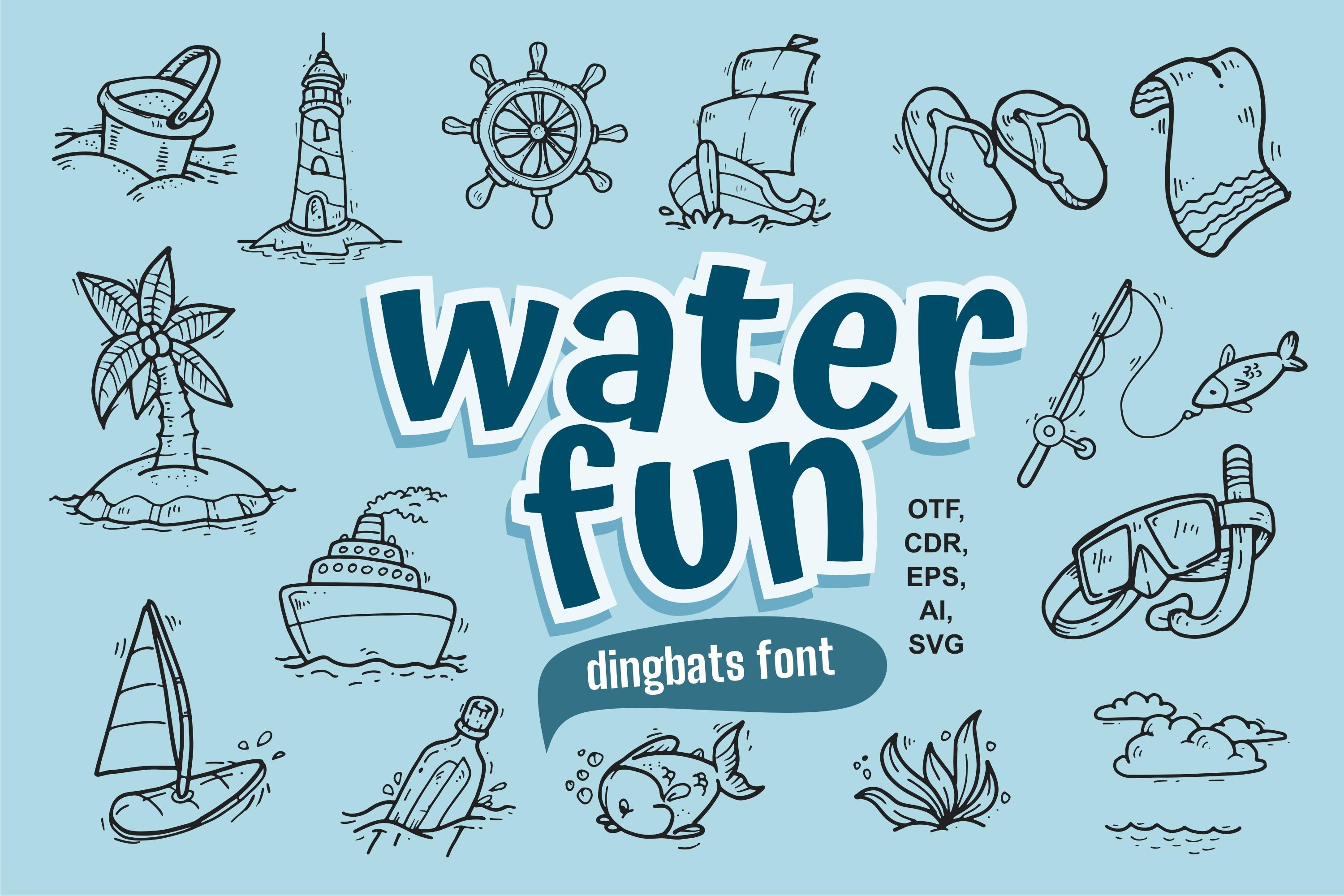 Water Fun Font