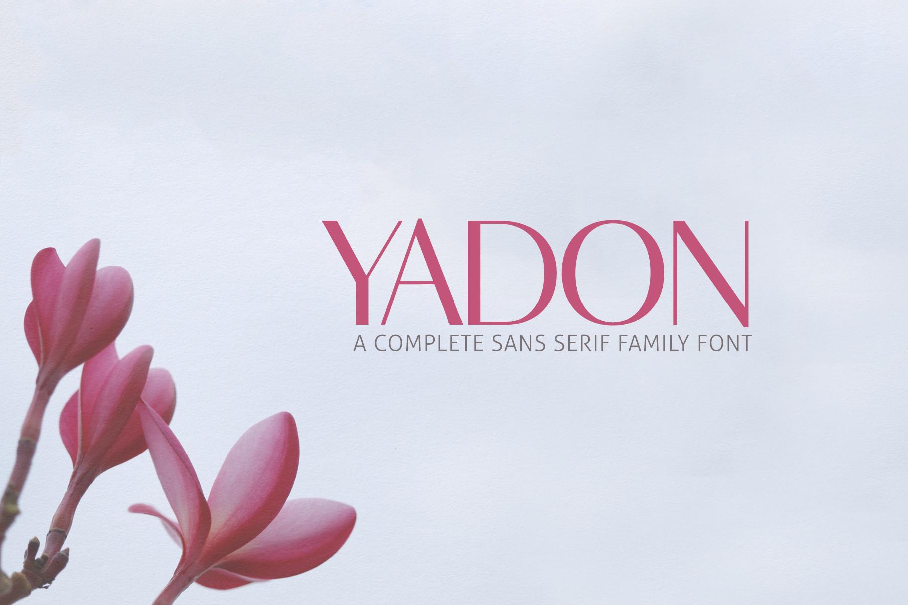 Yadon Family Font