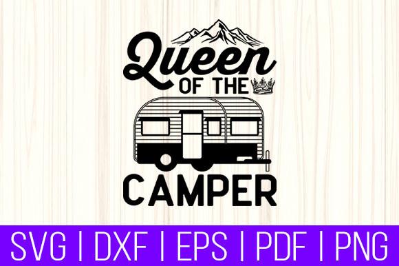 Queen of the Camper Funny Camping Girls