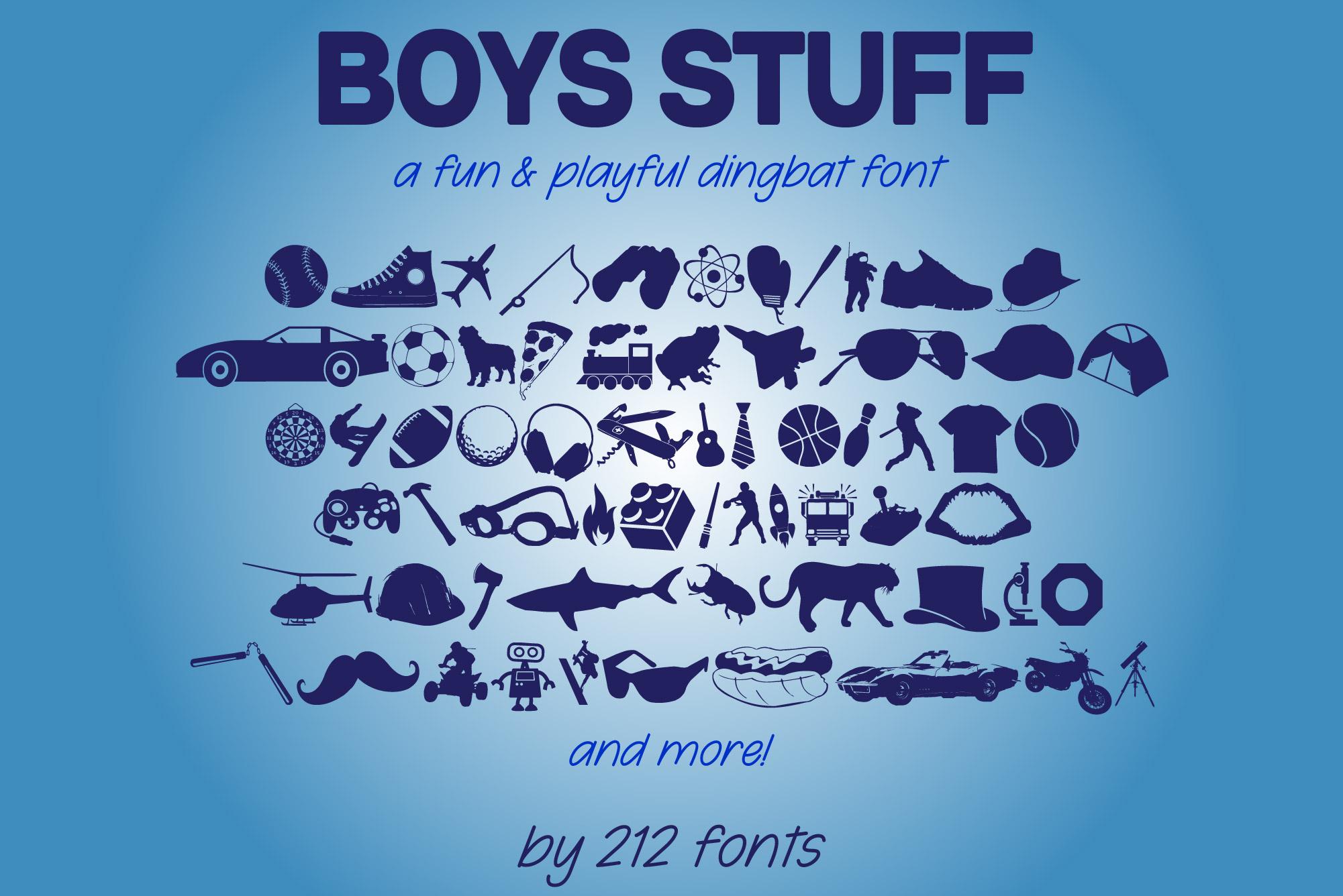 Boys Stuff Font