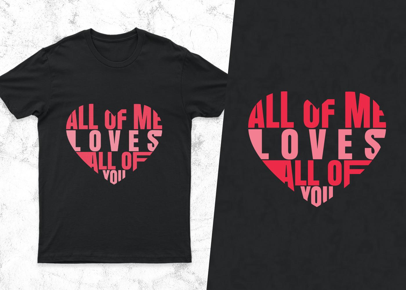 All of Me Loves All of You Valentine
