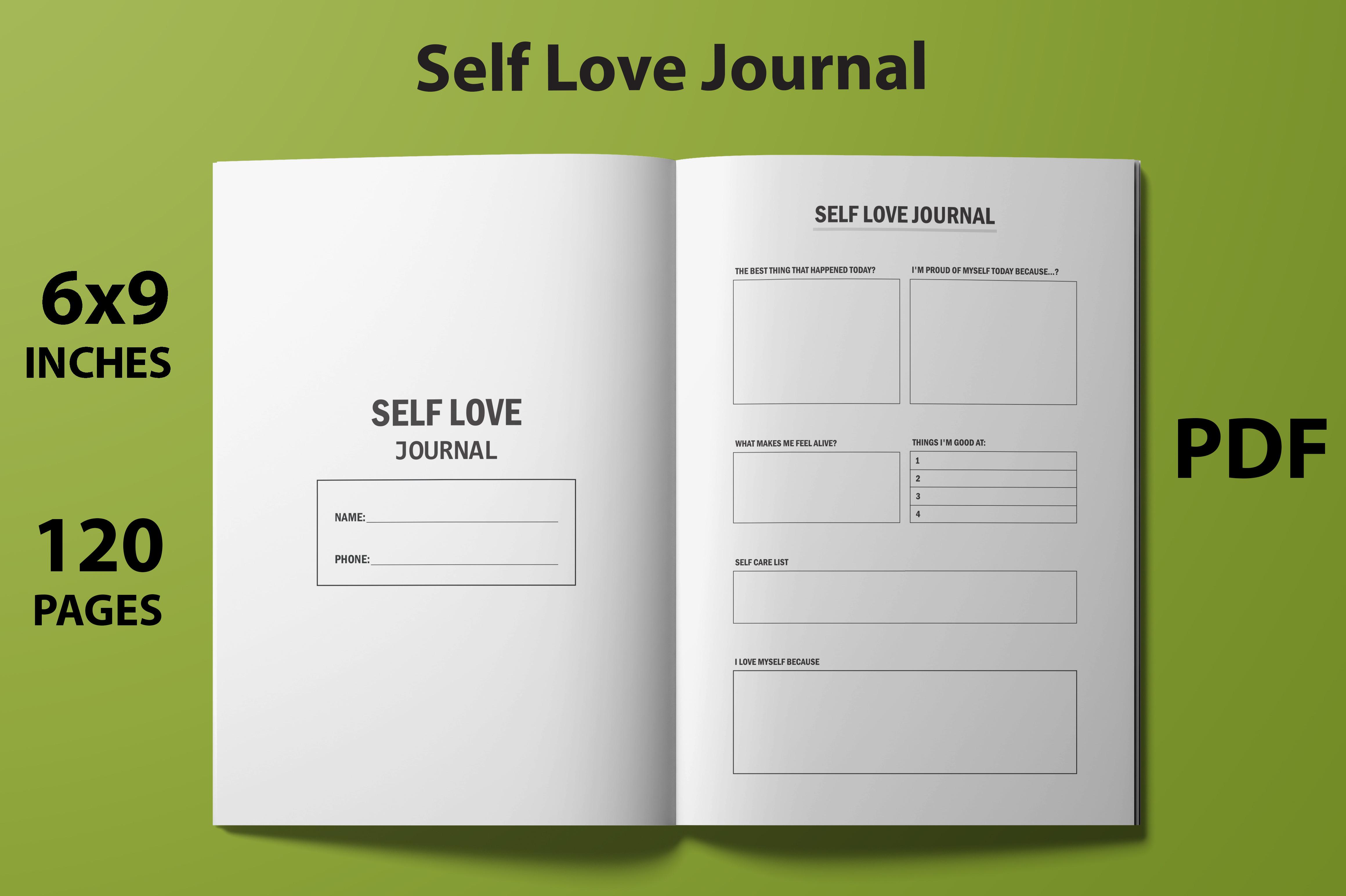 Self Love Journal Interior