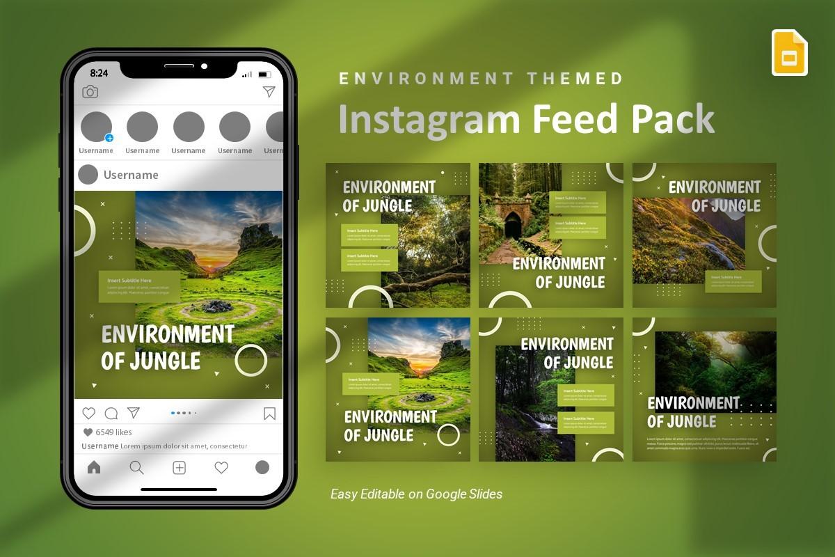 Instagram Feed - Environment Google Slid
