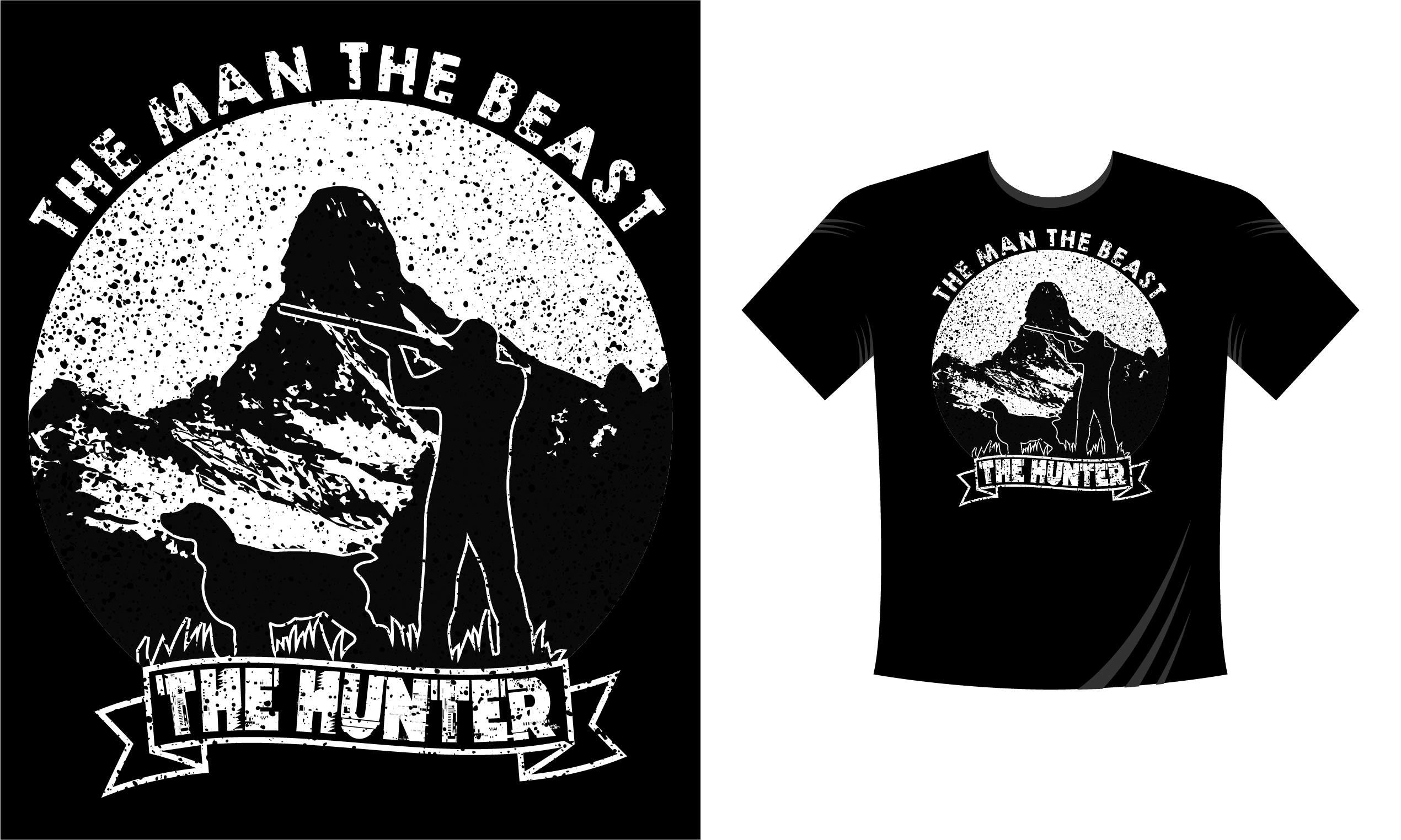 The Man the Beast the Hunter T-Shirt