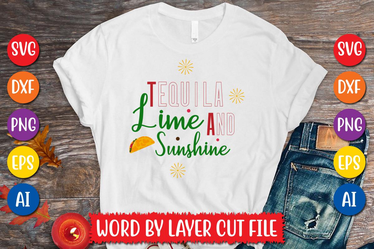 Tequila Lime and Sunshine Svg Design