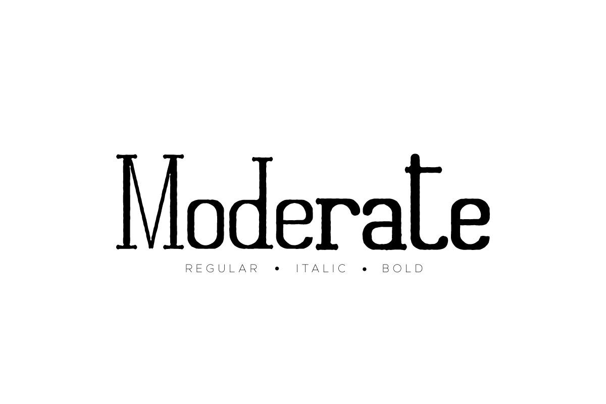 Moderate Font