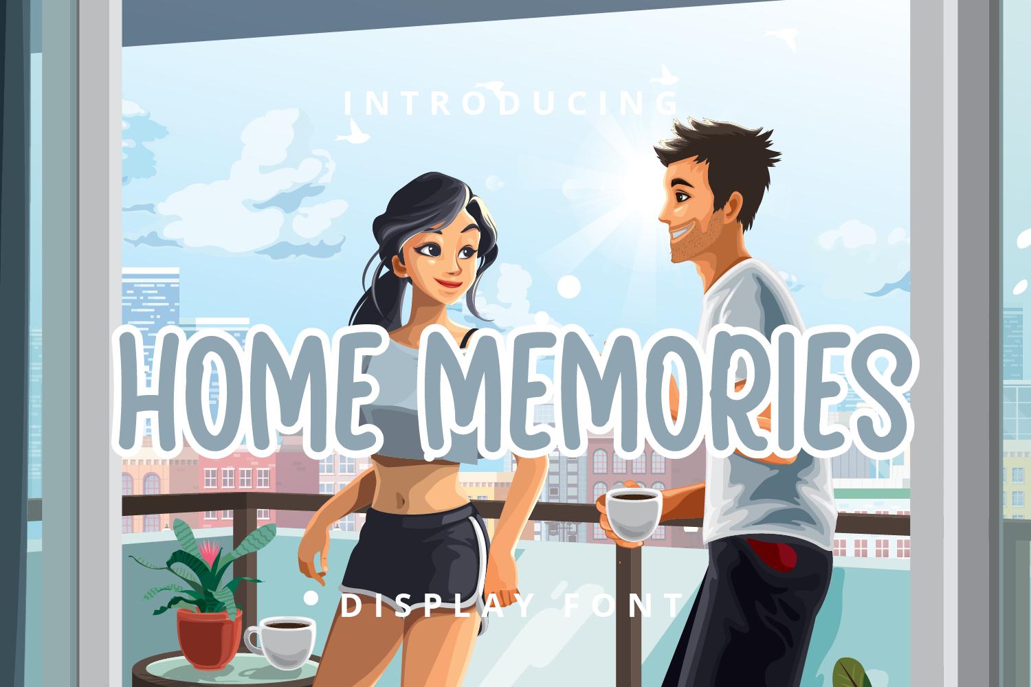 Home Memories Font