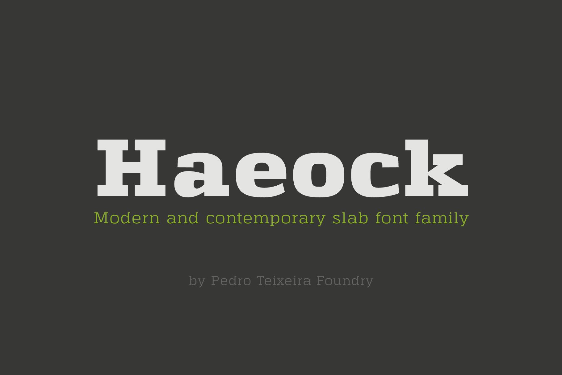 Haeock Family Font