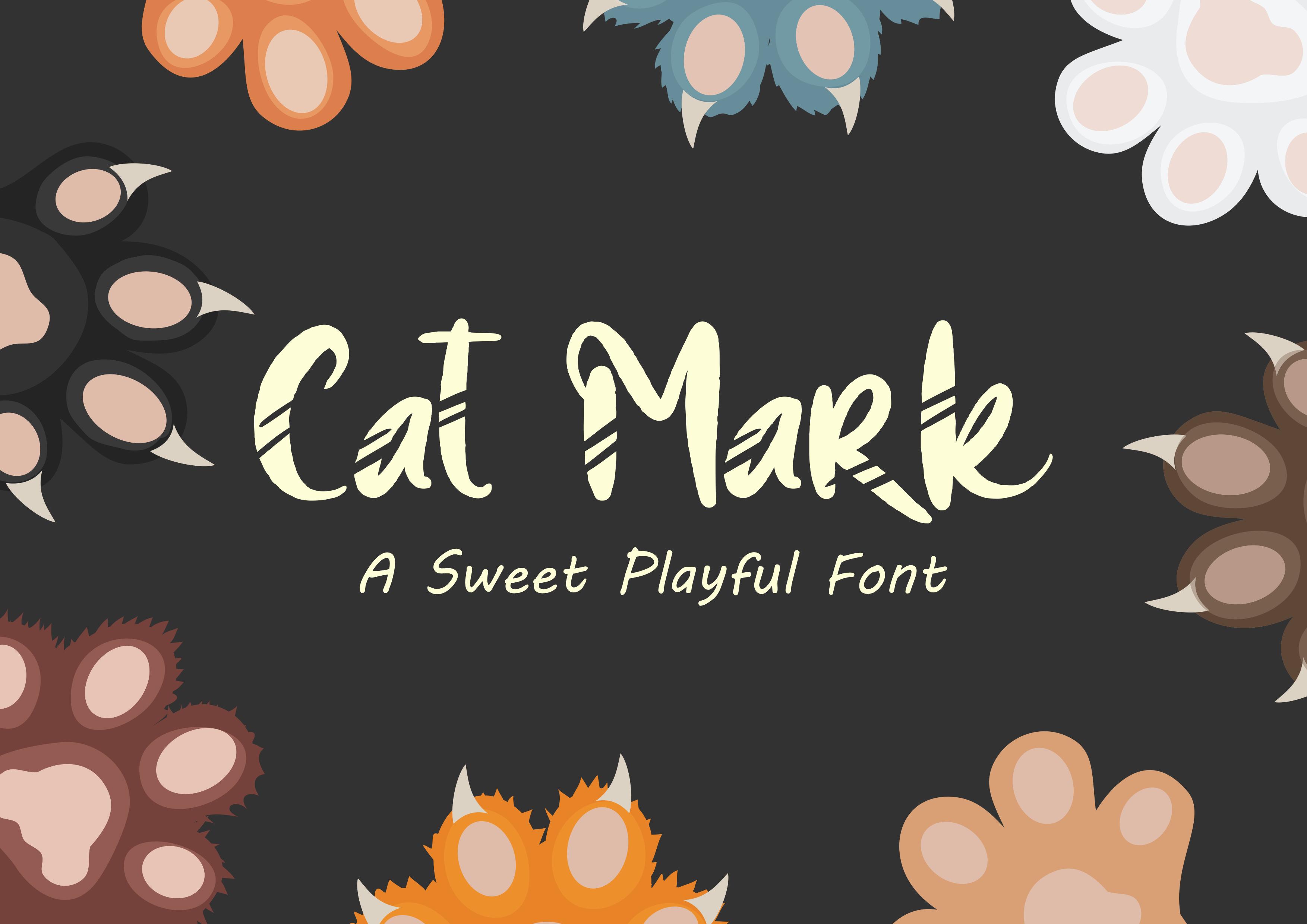 Cat Mark Font