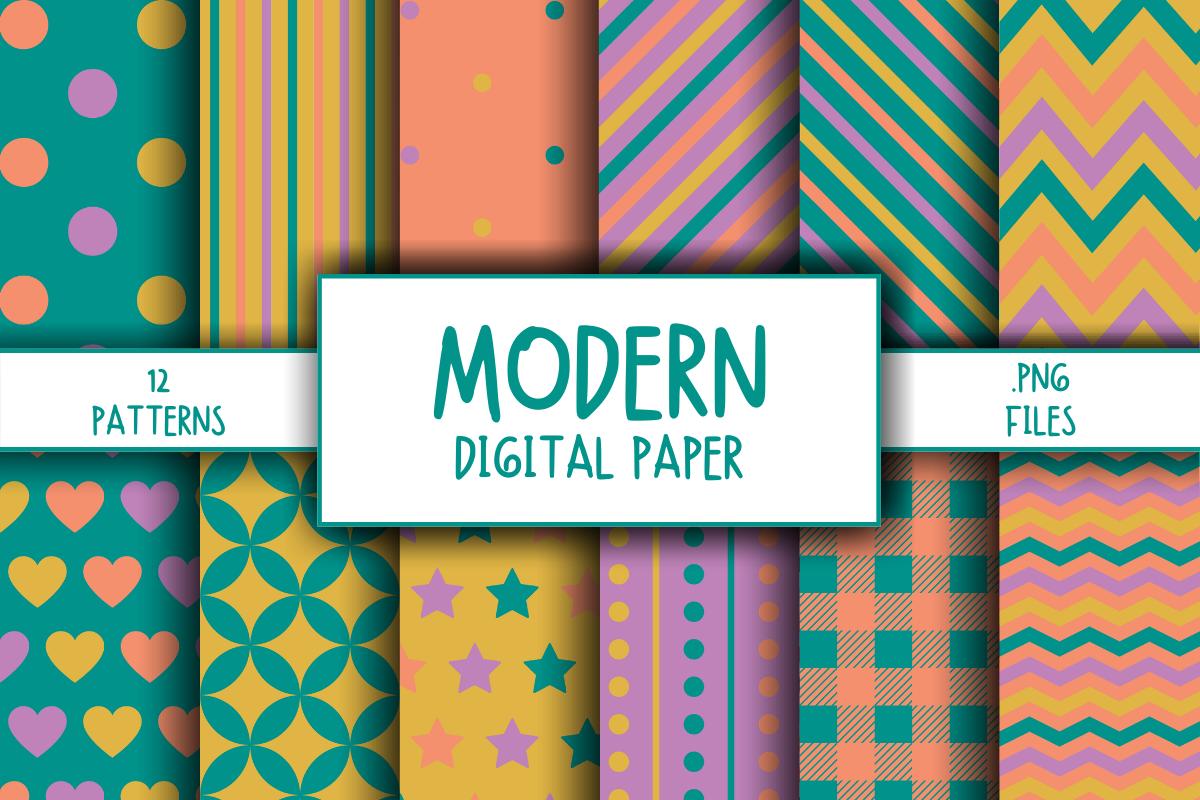 Modern Pattern Digital Paper