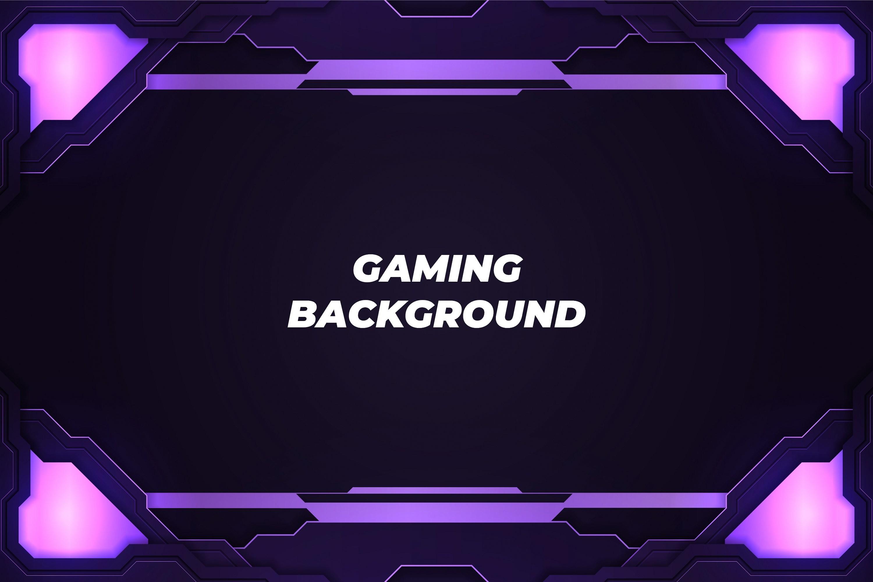 Gaming Background Black and Purple