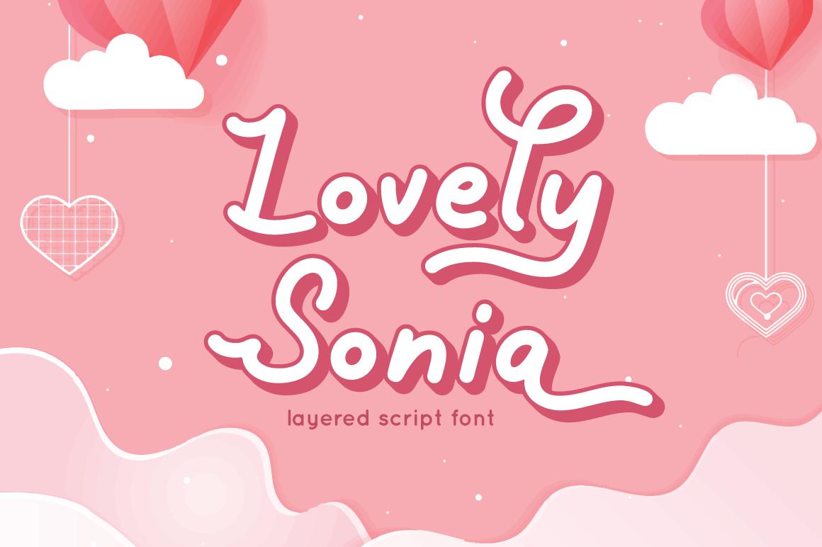 Lovely Sonia Font