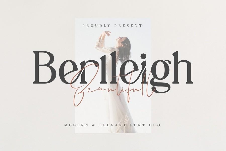 Berlleigh Beautifull Duo Font