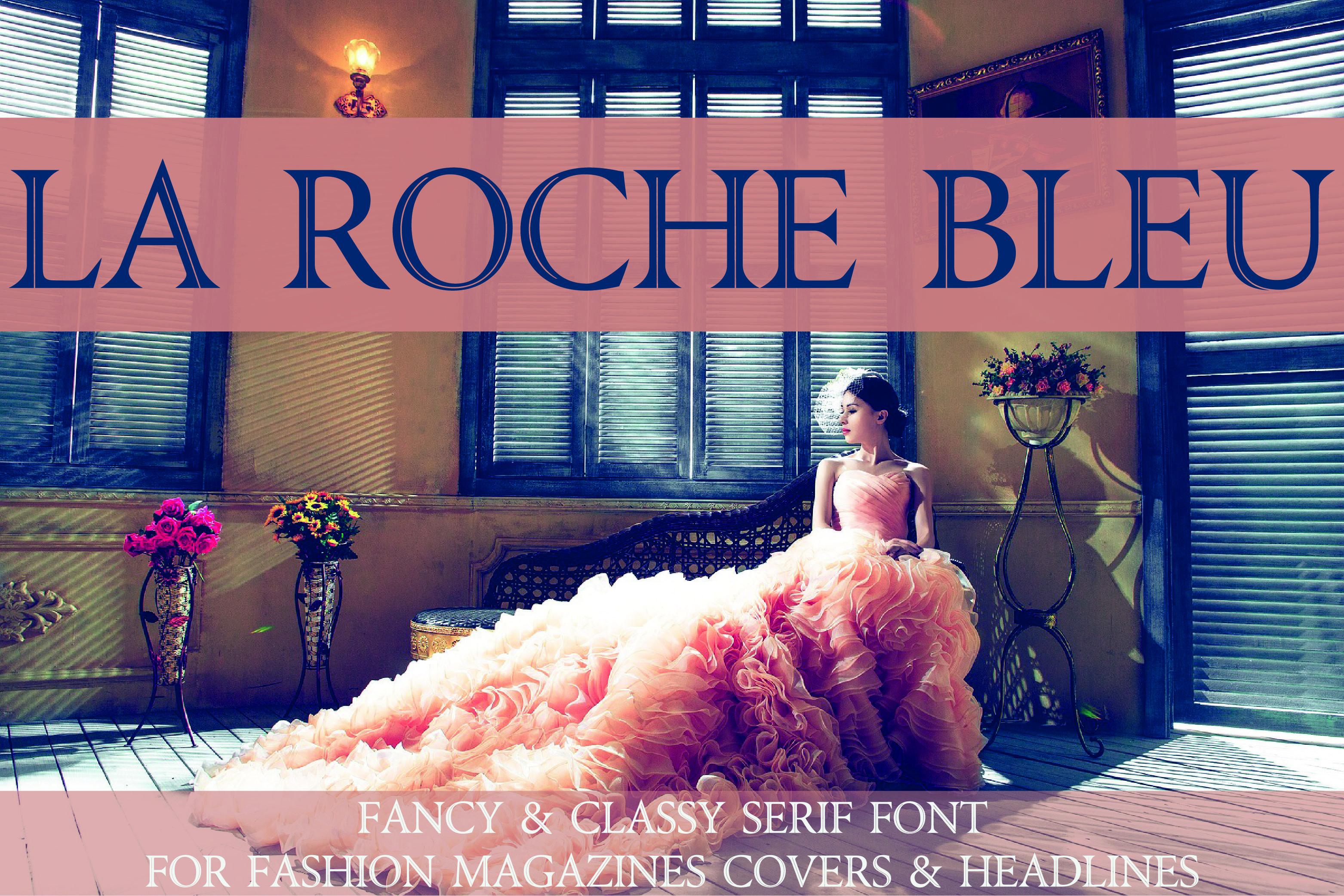 La Roche Bleu Font