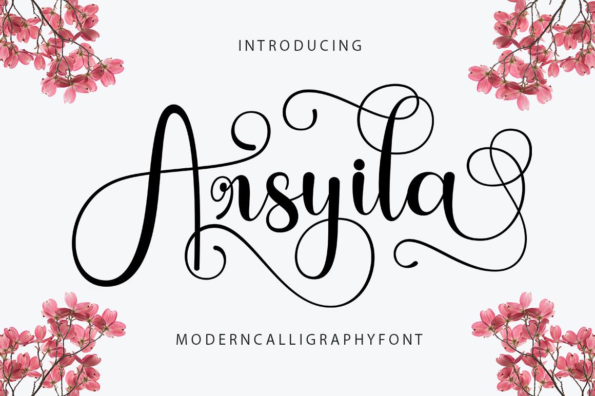 Arsyila Script Font