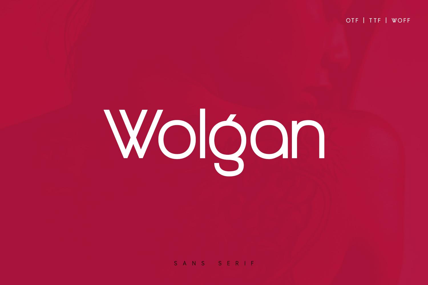Wolgan Font