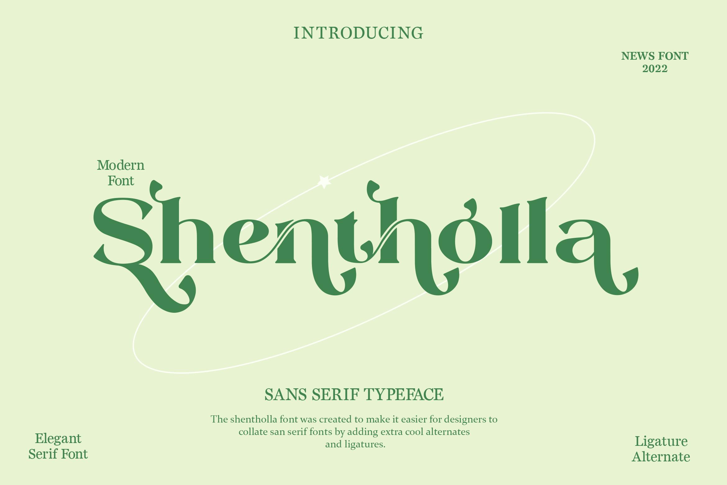 Shonthella Font