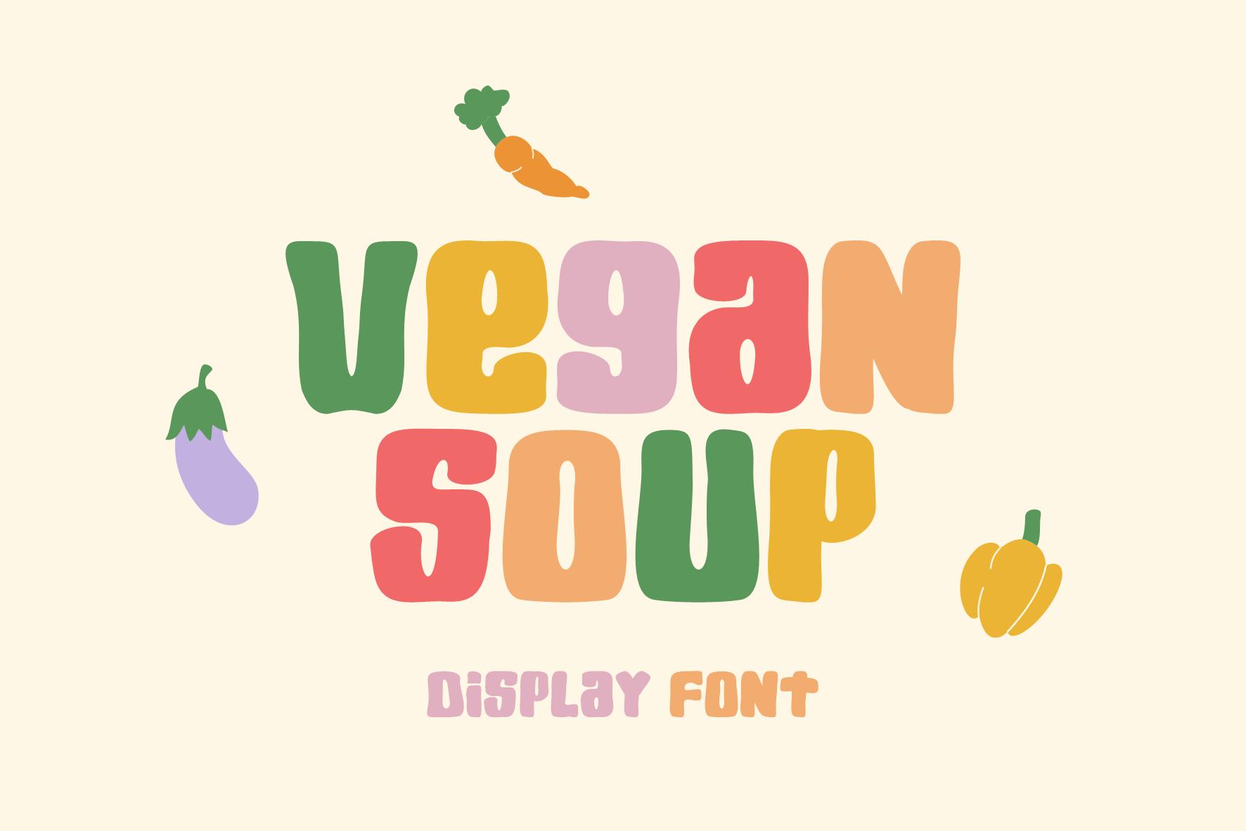 Vegan Soup Font