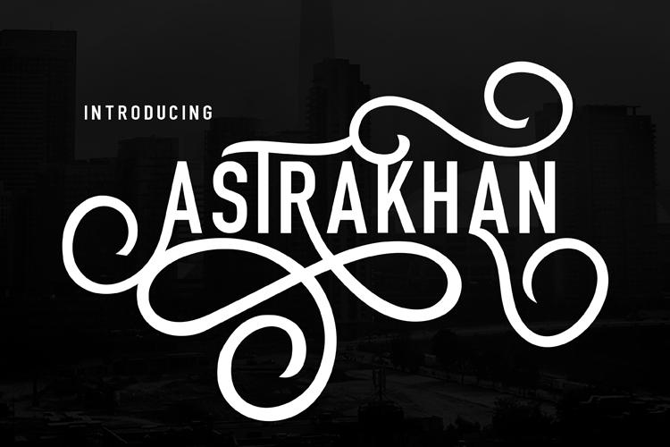 Astrakhan Font