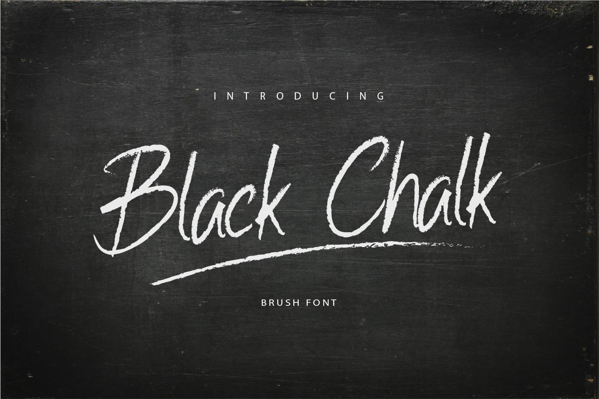 Black Chalk Font