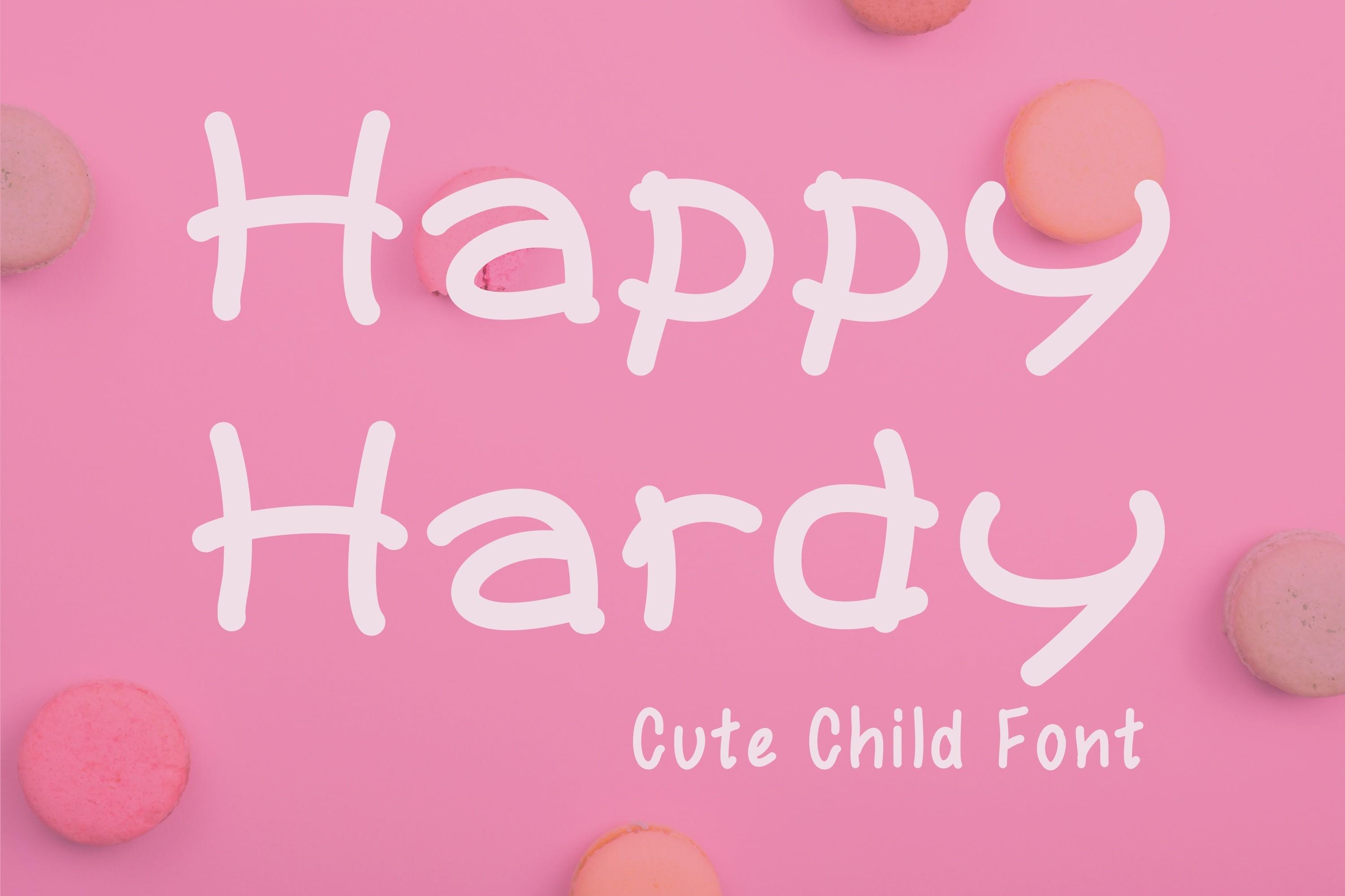 Happy Hardy Font
