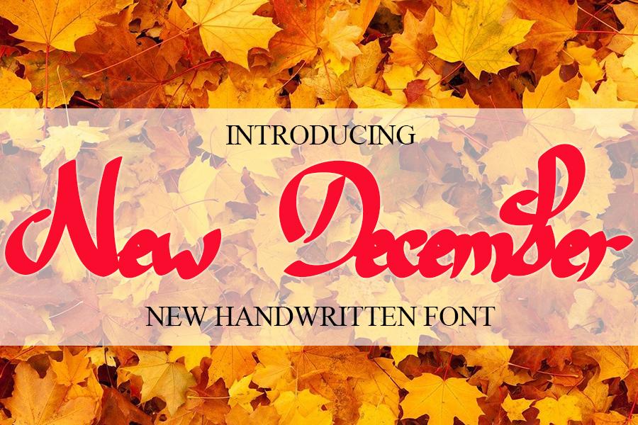 New December Font