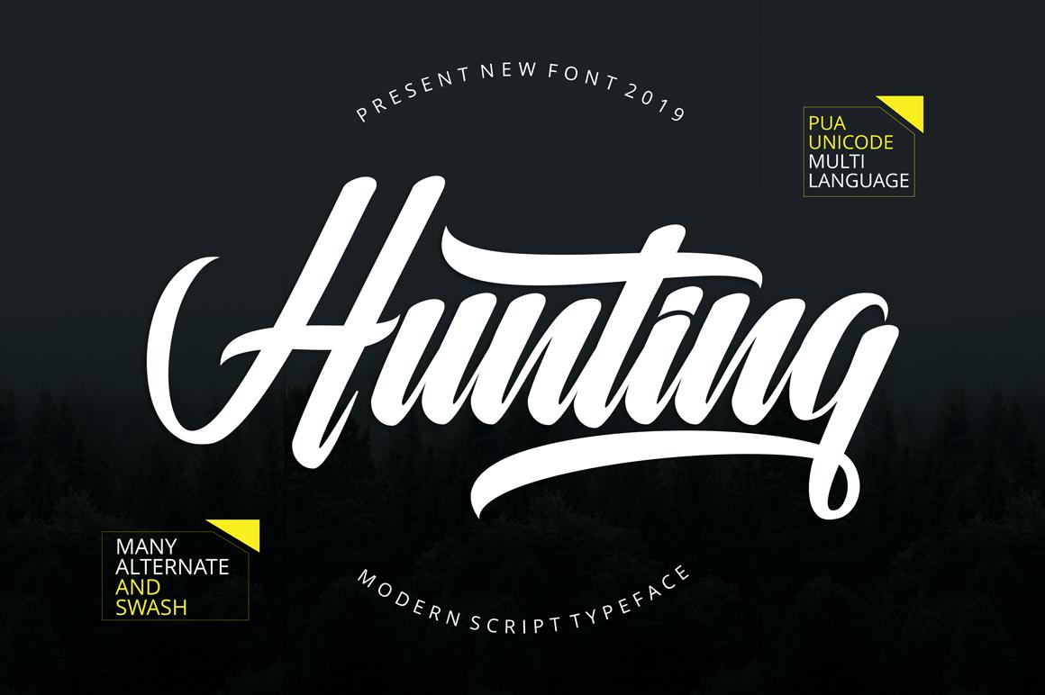 Hunting Font Font