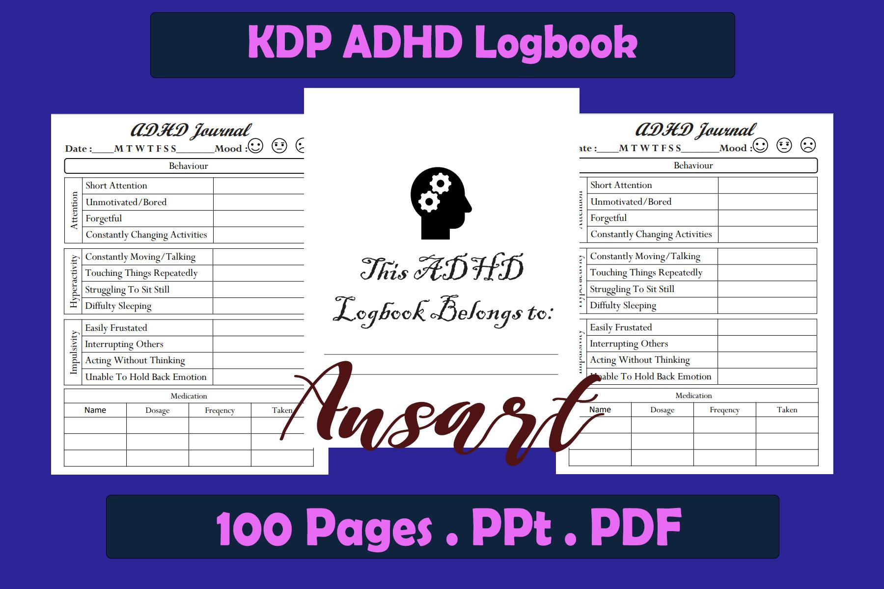 KDP Interior ADHD Logbook