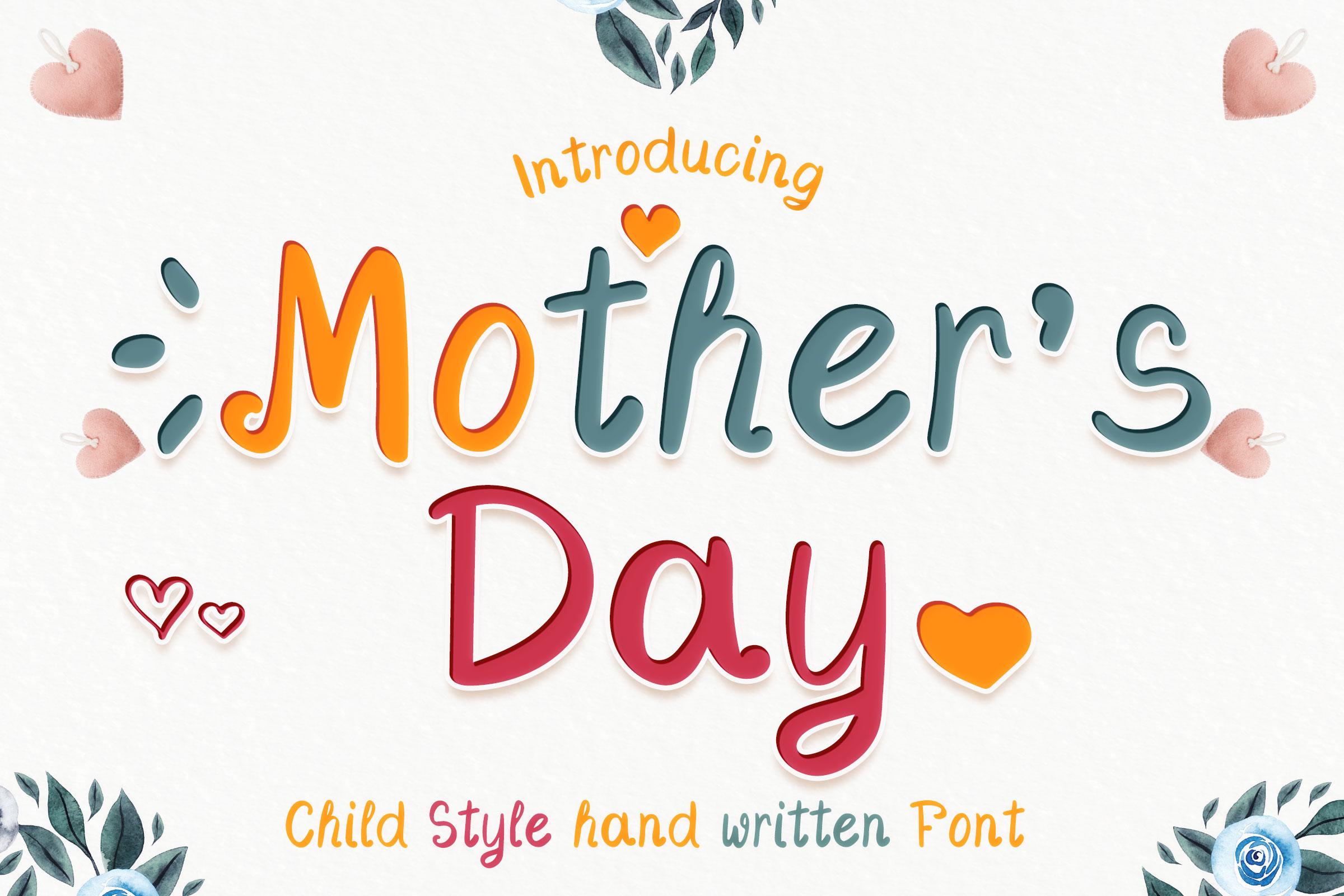 Mother's Day Font