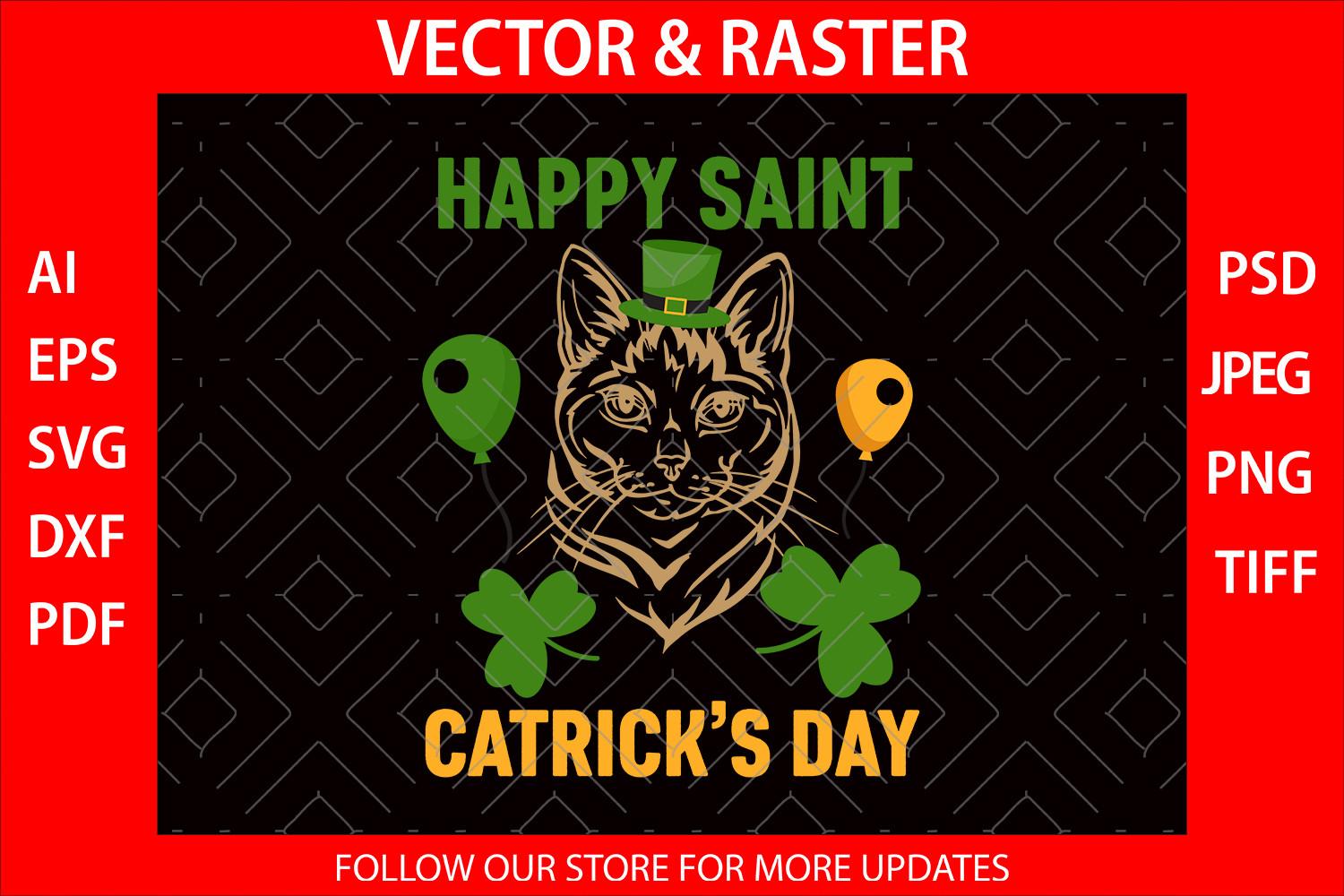 Happy Saint Catrick's Day T-Shirts SVG